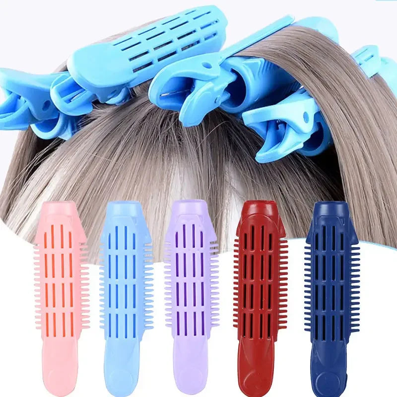 4Pcs/Set Hair Curler Clips Volumizing Hair Root Clips No Damage Hair Curler Hair Styler DIY Tool Salon Hair Styling Tools